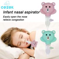 【CW】 COZOK New Baby Nasal Aspirator Silicone Anti-backwash Cartoon