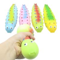 Children Caterpillar Squishy Slow Rising Anti Stress Relief Hand Ball Sensory Fidget Decompression Toys for Autism Kids Anxiety