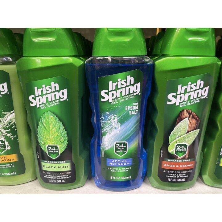 【New】 IRISH SPRING BODY WASH 532ml from USA Lazada PH