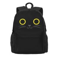 Black Cat Women Backpack 3D Print Classical Student School Bag Animal Computer Backpack Kids Large Capacity Shoulder Bag