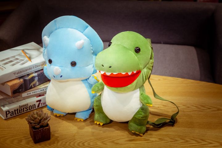 cute-childrens-dinosaur-backpack-cartoon-doll-plush-bag-boy-girl-kawaii-animal-dinosaur-bag-toy-gift
