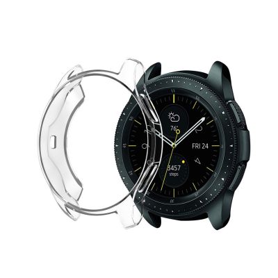 ✌✌ Nowość w miękkiej folii ochronnej cienka ochrona komputera zderzak zegarek rama skrzynki pokrywa dla Samsung Galaxy Watch 42mm inteligentne akcesoria