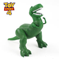 22cm 4 Rex The Green Dinosaur PVC Action Figures Model Dolls Legs Can Move Collection Toys For Children Gift