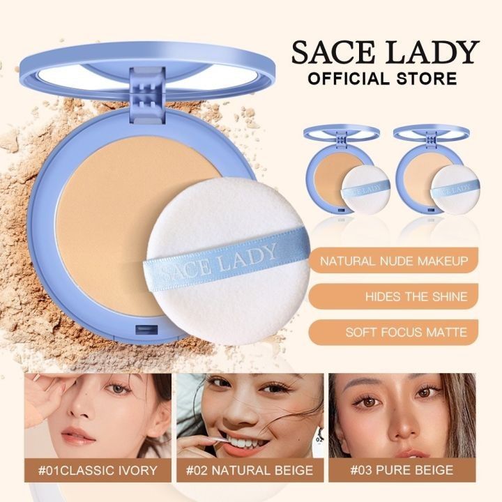 Prettyoung SACE LADY Super Stay Compact Face Powder Flawless Oil ...