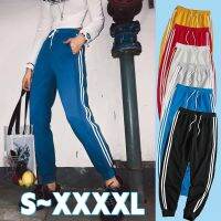 Fashion brand high-quality mens sports jogging two stripe pants hip-hop jogging fitness pants casual pants sports pants S-4XL