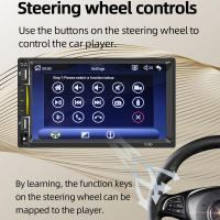 Double Din Car Player 7Inch HD Multimedia Video Car Radio Rear view Bluetooth-compatible USB TF FM MP43 Car Stereo MP5