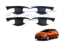 เบ้ารองมือเปิดประตู สีดำด้าน โตโยต้า ยาริส เอทีฟ TOYOTA YARIS ATIVE 2018 2019 2020 4 / 5 ประตู เบ้ารอง เบ้ารองมือเปิด ดำด้าน กันรอยมือเปิด ประตู กันรอย