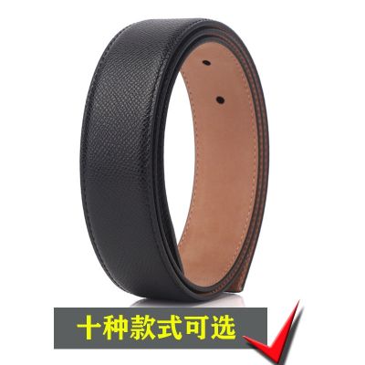 [vera] pure cowhide leather belt male head layer cowhide no agio 3.5 cm joker business leisure belt