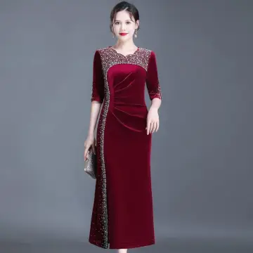 Đầm dự tiệc cao cấp kiểu Hàn Quốc - Đầm dạ hội đẹp - VDH11
