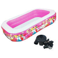 COCO TOY สระน้ำเป่าลม ทรงสี่เหลี่ยมลายลิขสิทธื์ ขนาด 200x150x46 ซม. รุ่น INFLATABLE POOL แถมที่เป่าลมไฟฟ้า 016CT