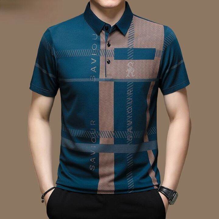 business-casual-summer-mens-polo-shirt-with-short-sleeves-tops-pattern-print-button-t-shirt-loose-clothes-fashion-polo-t-shirt