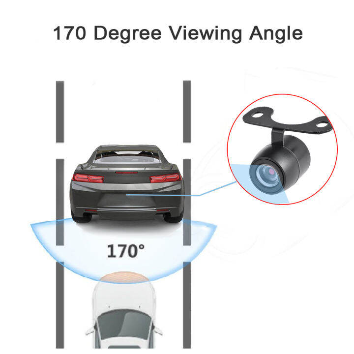 vastarสากลรถยนต์กล้องมองหลังhd-night-vision-170-มุมกว้างย้อนกลับที่จอดรถกล้องกันน้ำledอัตโนมัติสำรองการตรวจสอบ