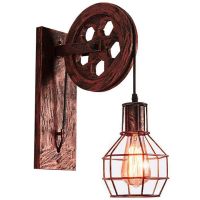 Country Wall Lamp Industrial Retro Wall Lamp Wrought Iron Wall Lamp Personalized Restaurant Corridor Aisle Lamp