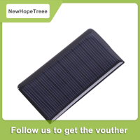 NewHopeTreee 1PC SOLAR PANEL 5V 60MA สำหรับ MINI SOLAR PANEL CHARGING and generating electricity