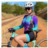 ZY2023 Ms. Mountain Road Cycling Clothes Spring and Summer Changeable Long Onesies Slim Fit Quick Dry