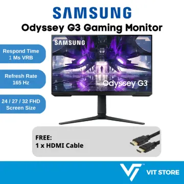 Monitor Samsung Odyssey G3 24 FHD 165Hz