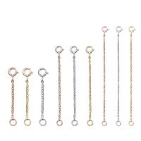 Chain Durable Gold Silver Rose Gold For Bracelet Necklace DIY Jewelry Accessories Extender Safety Chain Extender
