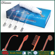 4 Trong 1 Điện Cực Tần Số Cao Cây Đũa Phép Điện Trị Liệu Ống Thủy Tinh