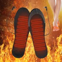 [A Like] USB Electric Heated Insoles Women Men Shoe Winter Outdoor Sport Feet Warming Foot Pad Warmer