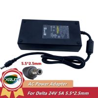 Genuine Delta DPS-120QB A 24V 5A 5.5x2.5mm 120W Power Supply With Cable New original warranty 3 years