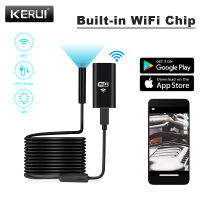 KERUI WIFI กล้อง Endoscope 720จุด8มิลลิเมตรเลนส์มินิกล้องตรวจสอบ Home Security IOS Android ระบบไร้สาย Endoscope Borescope