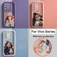 Vivo V27 V29 5G เคส Vivo V27 Pro V27E Vivo เลนส์กล้องถ่ายรูปเต็มฝาครอบถุงลมรับแรงกระแทกเคสป้องกันโทรศัพท์