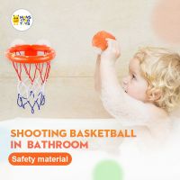 【cw】 Monsttortoys Baby Toddler Sucker Shooting Basketball Hoop with Balls for Kids Children Bathing 【hot】