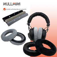 NullMini เปลี่ยนแผ่นรองหูฟังกำมะหยี่อัพเกรดแถบคาดศีรษะสำหรับ Beyerdynamic MMX300หูฟังสีดำสีเทา Earmuffs