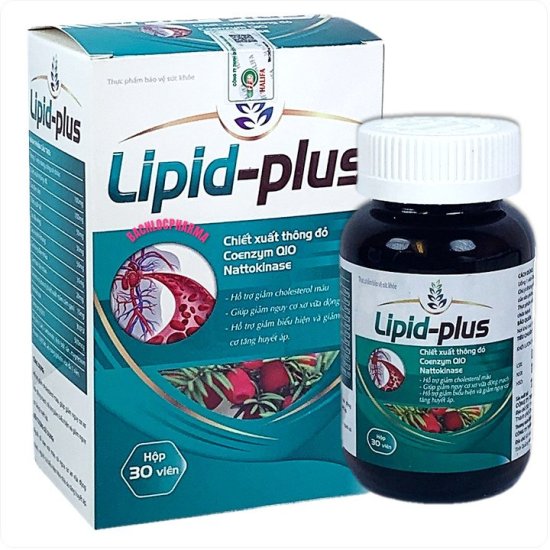 Viên uống giảm mỡ máu lipid plus hỗ trợ giảm cholesterol máu - ảnh sản phẩm 1