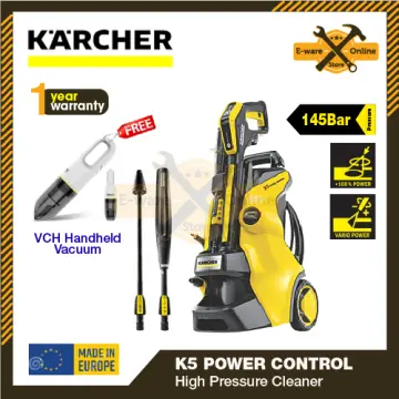KARCHER K5 POWER CONTROL HIGH PRESSURE CLEANER 145BAR, 2100W, 500L/H [ NO  CABLE REEL ]