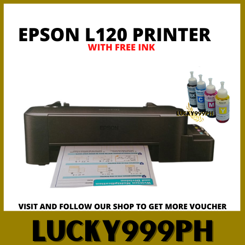 Cod Extremely Low Cost With High Capacity Ink Tank Sytem Original Epson L120 Printer Fast 3933