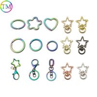 16/18/20/25/30mm Metal Keychain O Keyring Buckle Diy Pendant Clip Clasp Hardware Accessories