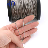 HQ Diameter 0.8-10mm 304# Stainless Steel Wire Rope Soft 7X7 7X19 Cable Fishing Clothesline Lifting Rustproof Line Free Ferrules