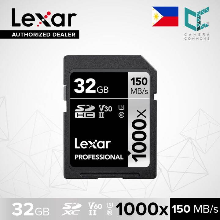 Fujifilm Sdxc 64gb High Professional C10 Uhs Ii Lexar Professional High-Performance 1000X SDXC UHS-II Card (64gb, 128gb