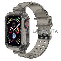 【Free shipping】 สายนาฬิกาสายนาฬิกาข้อมือฟิตเนสใสสำหรับนาฬิกา Apple ซีรี่ส์ Se/ 6/5/4/3/2/1สายรัดข้อมือคริสตัลสำหรับผู้ชายผู้หญิง44Mm 42Mm 40Mm 38Mm