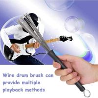 1pcs Drum Sticks Brush Metal Wire Wood Handle Cleaner Drum Musical Percussion Drum Brushes for Beginners Drummers Drum Accessori