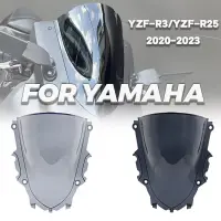 Parabrisas De Carenado Para Motocicleta, Pantalla Delantera Para YAMAHA YZF-R3, YZF, R3, Yzf, R3, YZF-R25, YZF, R25, Yzf, R25, 2020, 21, 22, 2023ครอบคลุม/