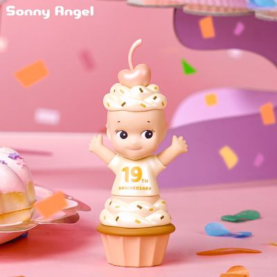 Sonny Angel ตัวเลข Sonny Angel 19th ครบรอบอะนิเมะรูป Kawaii ตุ๊กตาน่ารัก Pvs รูปปั้นคอลเลกชันรุ่น Decor เด็กของขวัญ