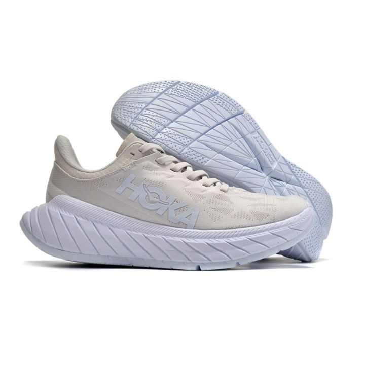 ต้นฉบับใหม่-hoka-คาร์บอน-x2รองเท้าวิ่งหนึ่งที่มีน้ำหนักเบากันกระแทกทางไกลผู้ชายผู้หญิงการจัดส่งสินค้าไลฟ์สไตล์กลางแจ้งรองเท้าผ้าใบ