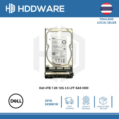 Dell 4TB 7.2K 12G 3.5 LFF SAS HDD // 0XWM1W // ST4000NM0005