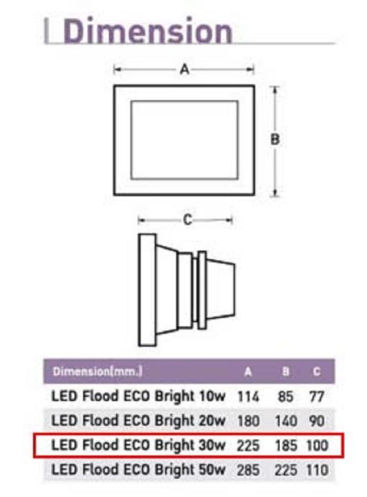 eve-สปอร์ตไลท์แอลอีดี-spot-light-led-30w-แสงขาว-รุ่น-cob-1-ตัว-ประกันสินค้า-1ปี