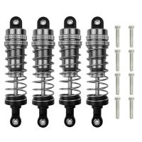 4Pcs Metal Front and Rear Oil Shock Absorber Metal Shock Absorber for MJX H16 16207 16208 16209 16210 1/16 RC Car Upgrades Parts 6