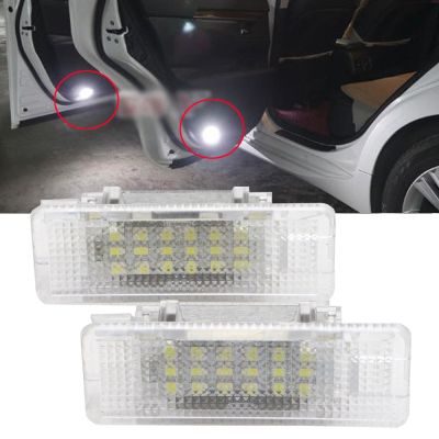 【CW】2X LED Car Door Welcome Courtesy Step Footwell Light for BMW 5-Series E39 M5 520i 525i 528i E53 X5 Z8 E52 530i OEM Replacment