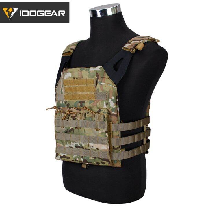 LIIDOGEAR Tactical Vest JPC Plate Carrier Body Armor MOLLE Military