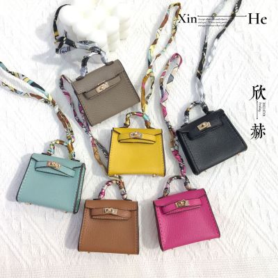 Xinhe มินิ H จี้กระเป๋าหน้าแรกเคลลี่พวงกุญแจกระเป๋าใบเล็กจี้กระเป๋าน่ารักจี้กระเป๋าใส่หูฟังหญิง ~