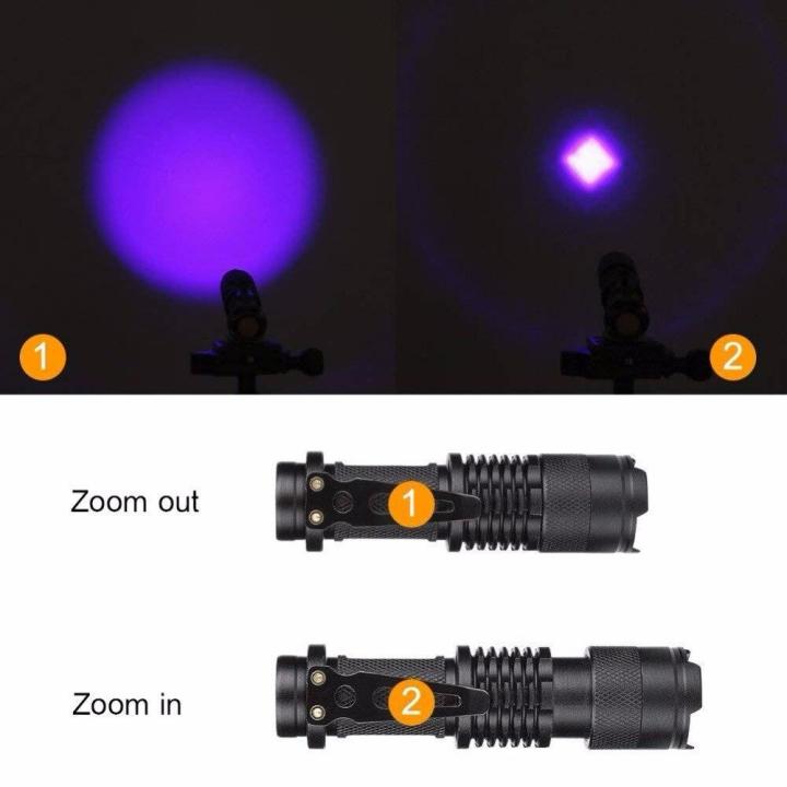 led-uv-flashlight-365nm-395nm-blacklight-scorpion-uv-light-pet-urine-detector-zoomable-ultraviolet-rechargeable-outdoor-lighting-rechargeable-flashlig