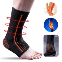 【CW】 1PCS Compression Ankle Protector Joint Football Support Basketball Brace