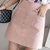 COD ♠ CUZ81VG V SHOP Summer new style skirt korean fashion skirt high waist thin skirt A-line short skirt