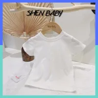 Áo cotton cộc tay mùa hè cho bé Shen Baby QA28