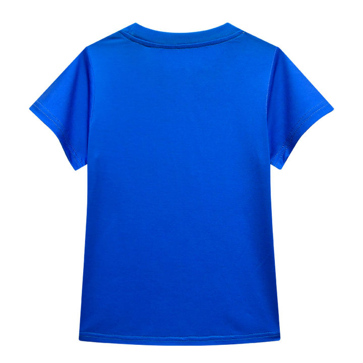 เสื้อยืดลายการ์ตูนลายอวตารสำหรับเด็กผู้ชายเด็กผู้หญิง-เสื้อยืดแขนสั้นคอกลมลำลอง0000-3905